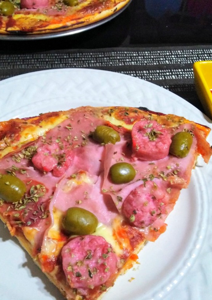 Una foto de Pizza de chorizo👍🇵🇪