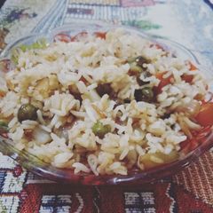 Fried rice 😋 A picture of Fried rice 😋.