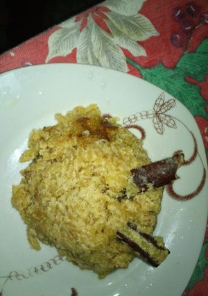 Una foto de Arroz con coco especial