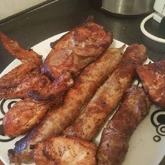 Smoked Chicken and Sausage A picture of Smoked Chicken and Sausage.