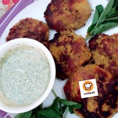 A picture of Chanadal ke kabab.