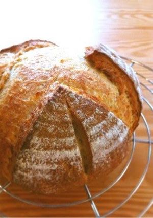 A picture of Soy Milk & Brown Sugar Syrup Pain de Campagne.