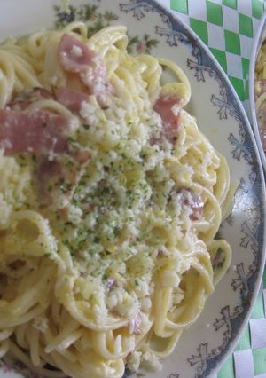 A picture of Easy Carbonara with Processed Cheese.