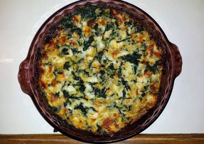 Recipe of Mario Batali Spinach Quiche