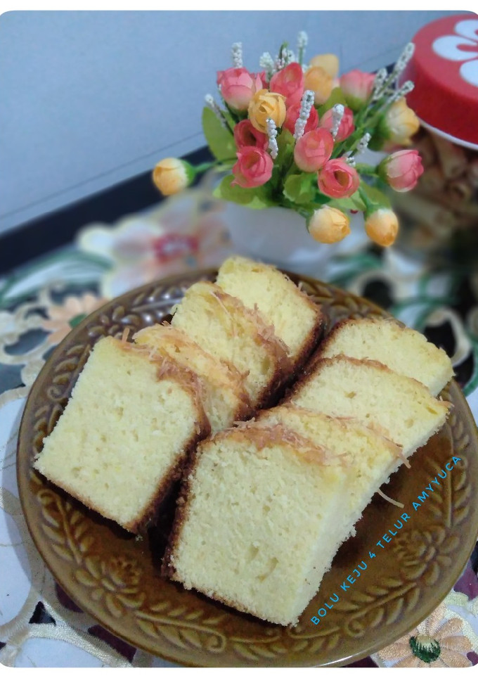 Foto resep Bolu keju panggang lembut 4 telur
