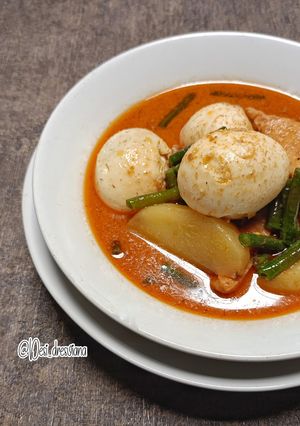 Foto resep Gulai Telur Padang Bumbu Instan