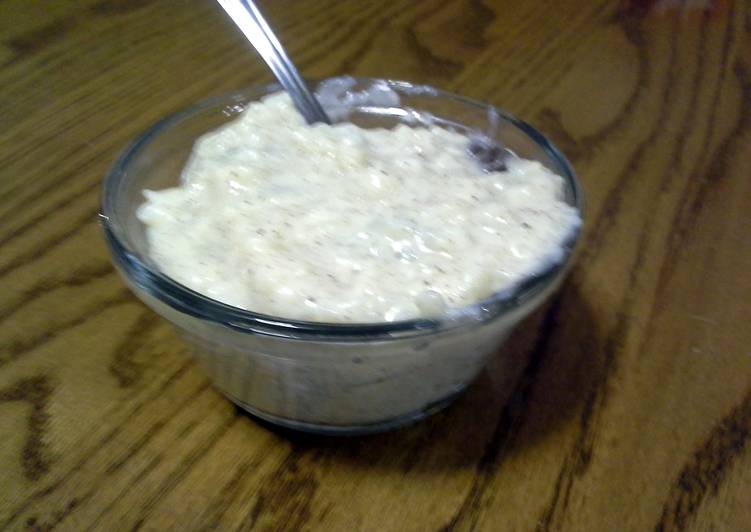 Simple Way to Prepare Speedy leftover rice pudding