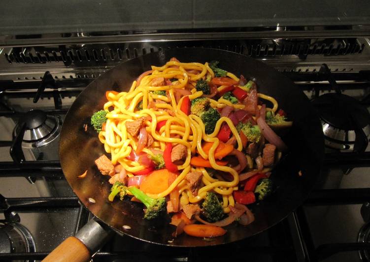 Recipe of Ultimate Sweet And Sour Pork With Noodles