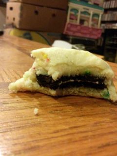 A picture of Oreo Cake Batter Cookies.