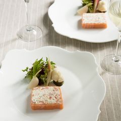 A picture of Easy Smoked Salmon and Crab Terrine.