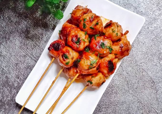 Resep Bakso Bakar Barbeque Oleh Desi Dresviana Ig Chici Desi Cookpad