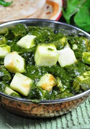 A picture of Malai palak paneer 🍲.
