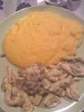 Straccetti di Pollo con funghi e panna