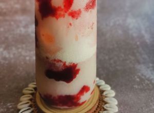 Gambar Roselle Yogurt Milk