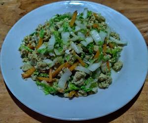 Resep Mudah Orak Arik Sawi Putih Nikmat Lezat
