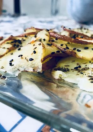 Una foto de Papas rústicas horneadas