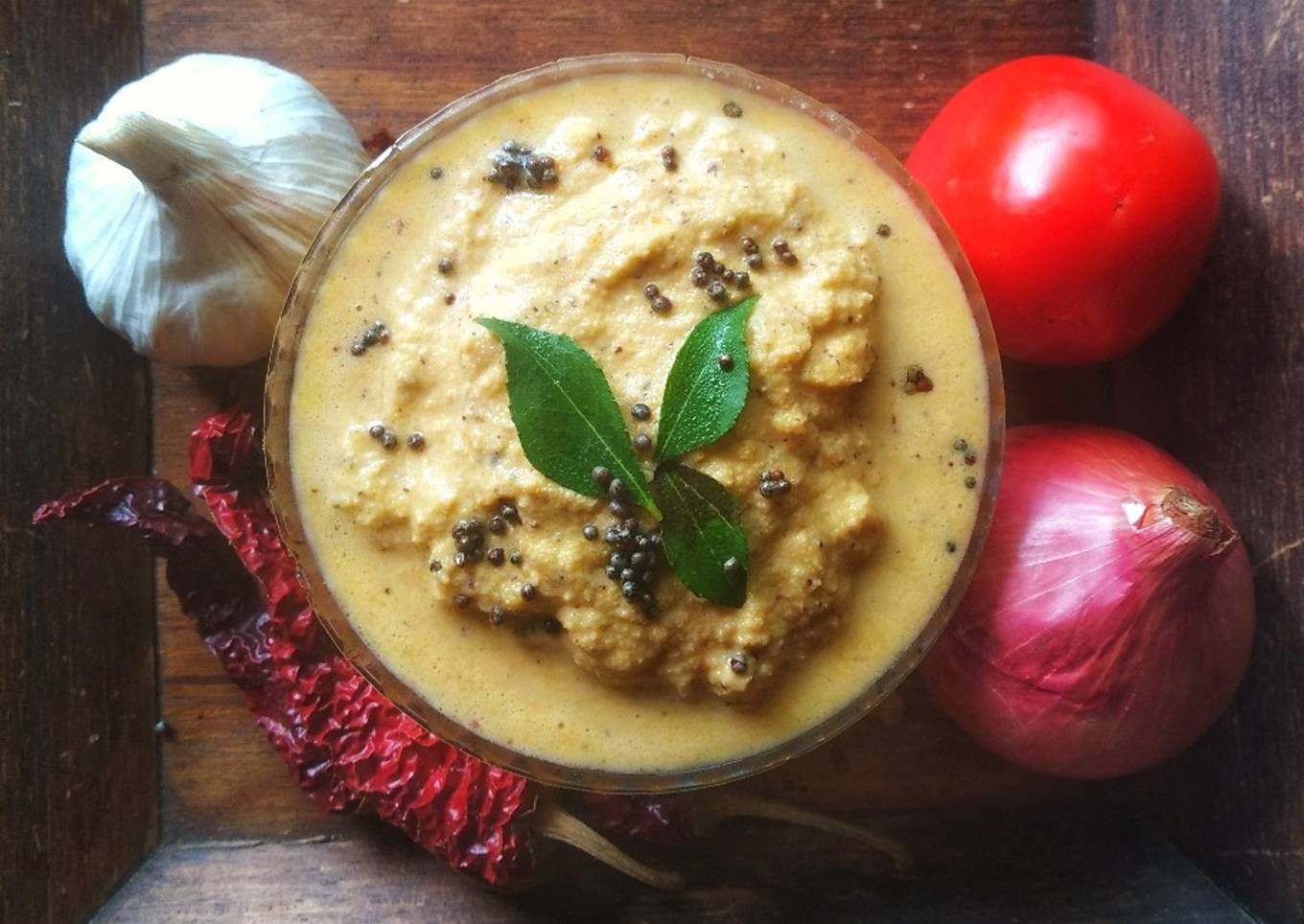 Tomato coconut chutney