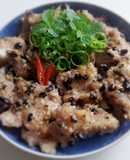 SƯỜN non hấp tàu xì