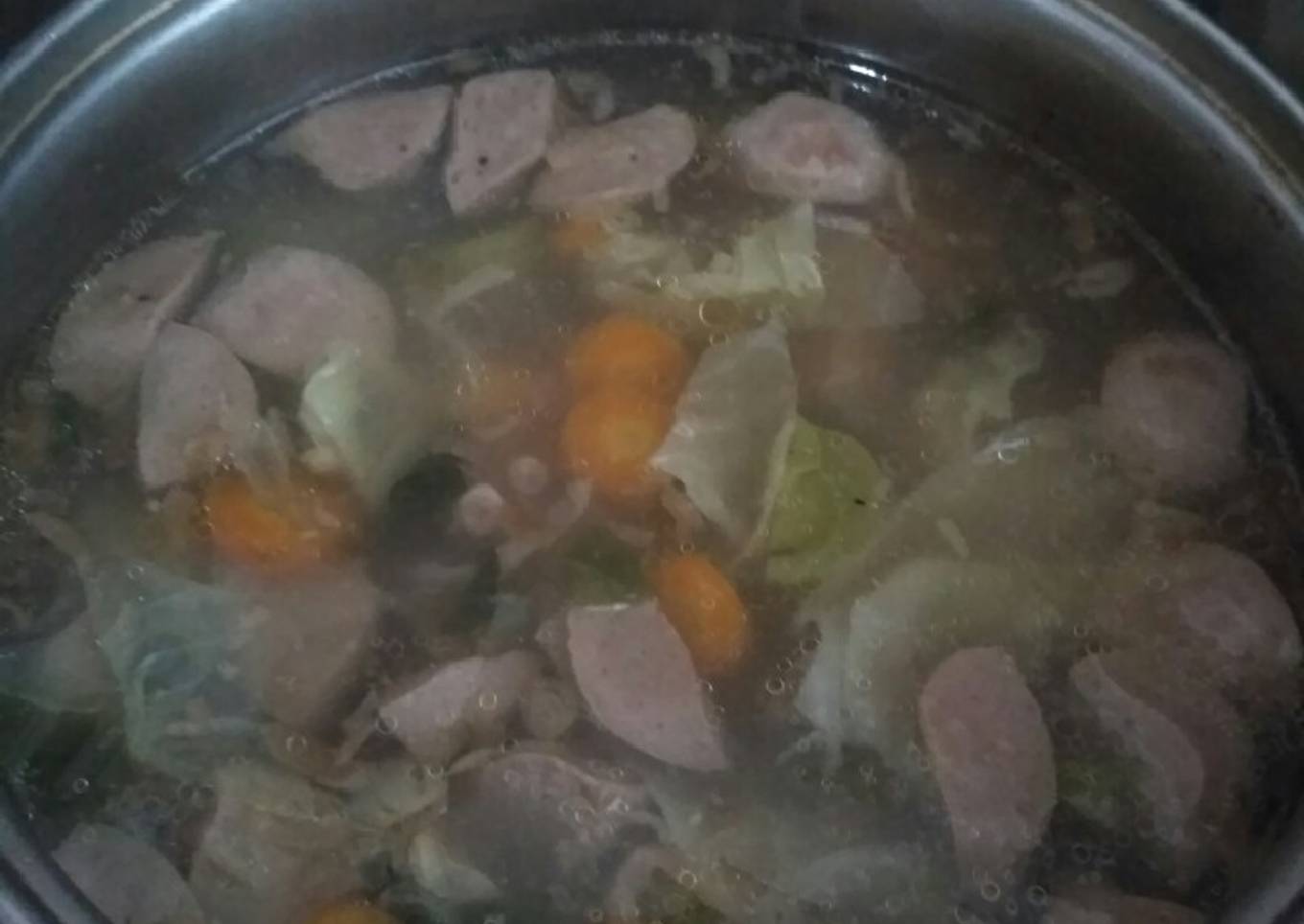 Sop ayam bakso