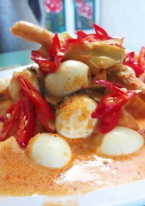 Foto resep Sambal telur puyuh kuah santan