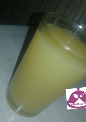 A picture of Fresh orange juice.
