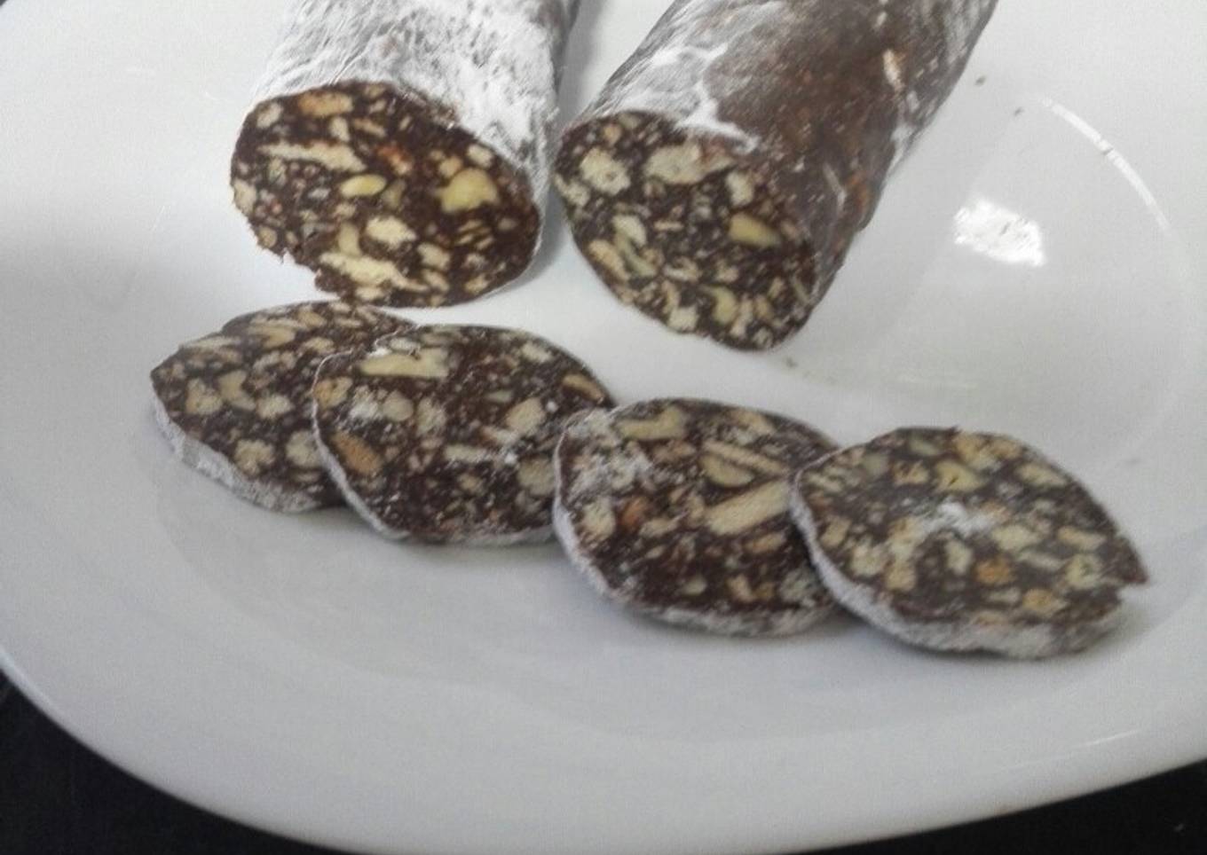Salchichón de chocolate