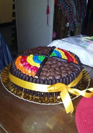 Una foto de Torta de cumpleaños decorada