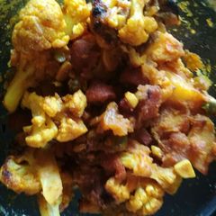A picture of Cauliflower stir fry.