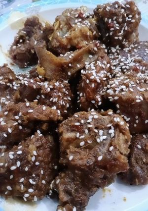 A picture of Beef steam roast.