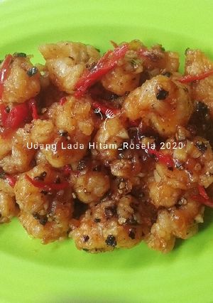 Foto resep Udang Tepung Lada Hitam