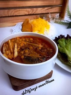 عکسی از دستور قیمه با گوشت چرخ‌کرده و قارچ