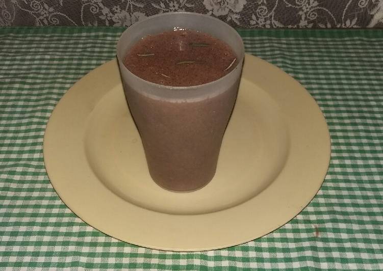Brown millet porridge