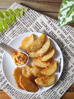 Foto resep 31. Fried Potato Wedges