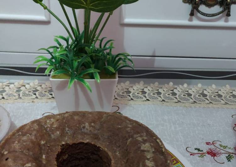 Cake Marmer Coklat Bakar Lembut