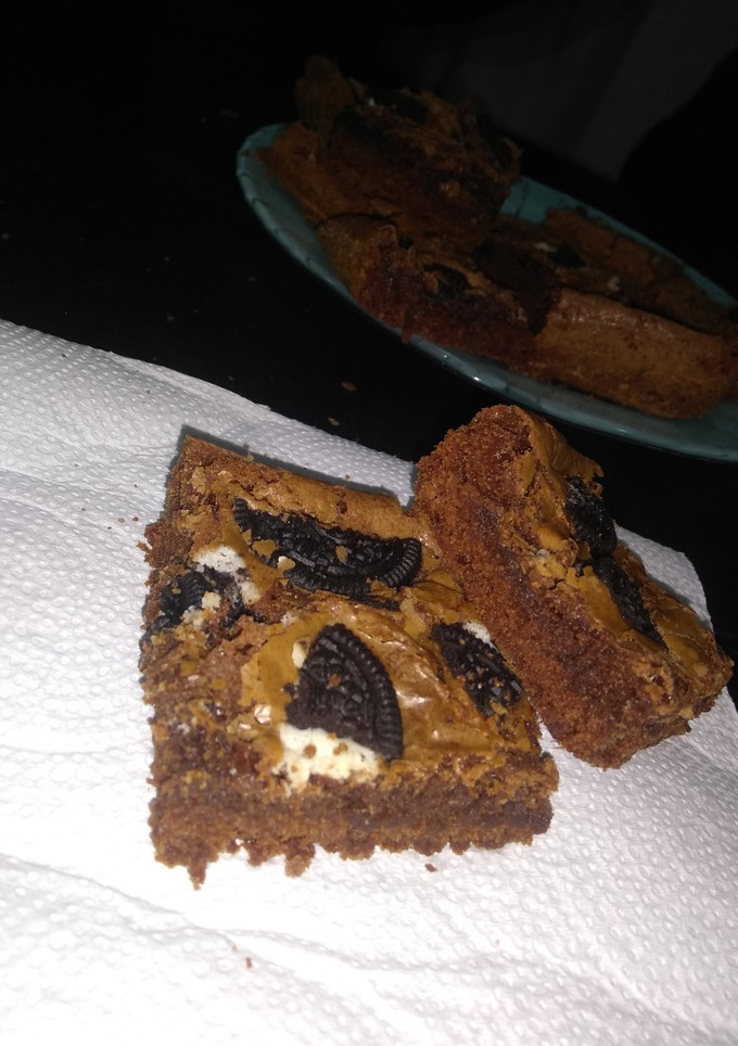 Una foto de Brownies de oreo
