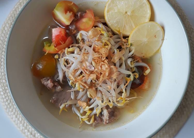 Cara Gampang Membuat Soto Daging Bening, Enak