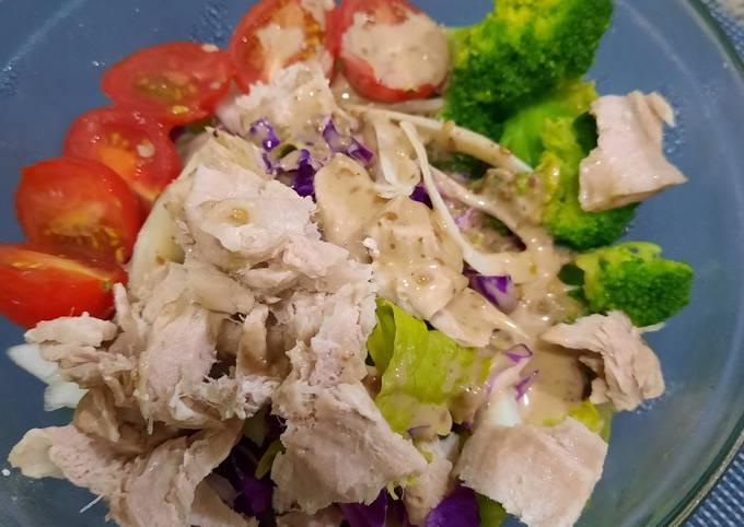 TUNA SALAD (diet) praktis, no ribet dan enak 😄👍