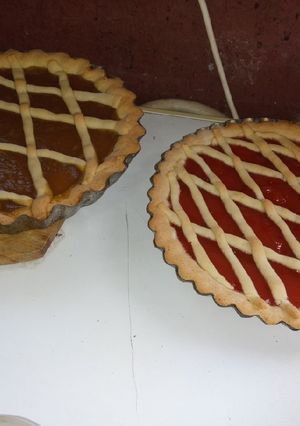Una foto de Pastafrola sin manteca!