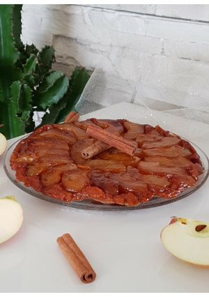 Une photo de Tarte tatin aux pommes rustique
