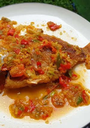 Foto resep Pecak sunda ikan nila