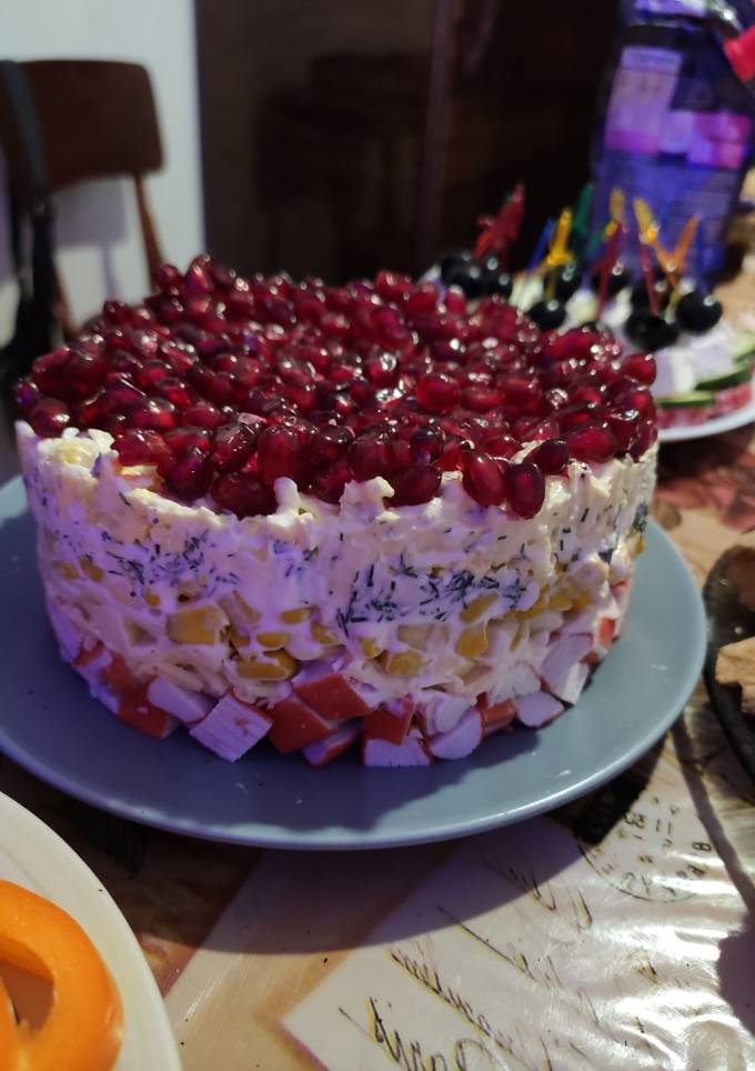 Салат з крабовими паличками 🦀