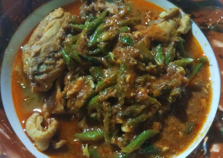 Resep Sayur Kacang Ayam (Tanpa Santan), Lezat Sekali