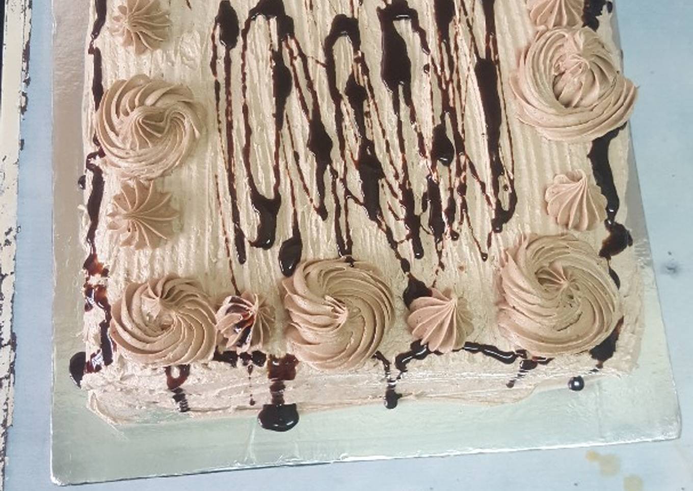 Choclate cream cheese cake