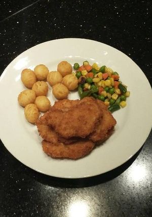 Foto resep Fried Dori with Noisette Potato