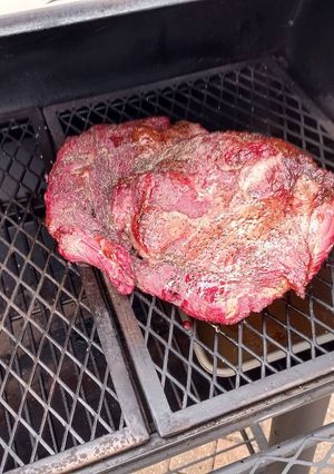 A picture of Smoked Brisket Texas style.