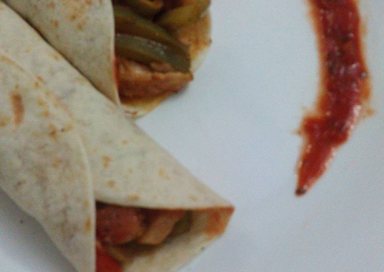 Simple Way to Prepare Perfect Spicy chicken tortillas