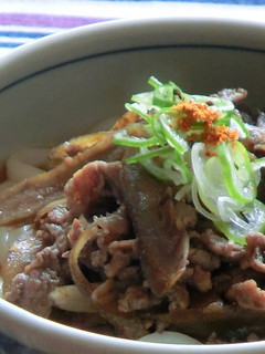 A picture of A Taste of Mom's Cooking: Udon or Soba with Meat.