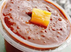 รูปของ Vegan Choco Mango Chia Pudding 🥭 พุดดิ้งช็อกโกแลตมะม่วงสุก