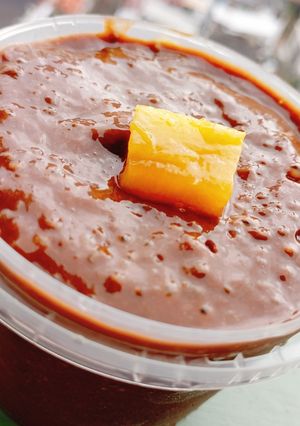 รูปของ Vegan Choco Mango Chia Pudding 🥭 พุดดิ้งช็อกโกแลตมะม่วงสุก