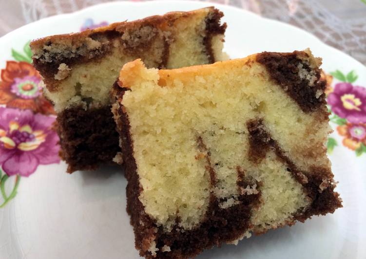 Simple Way to Make Favorite Marble Cake